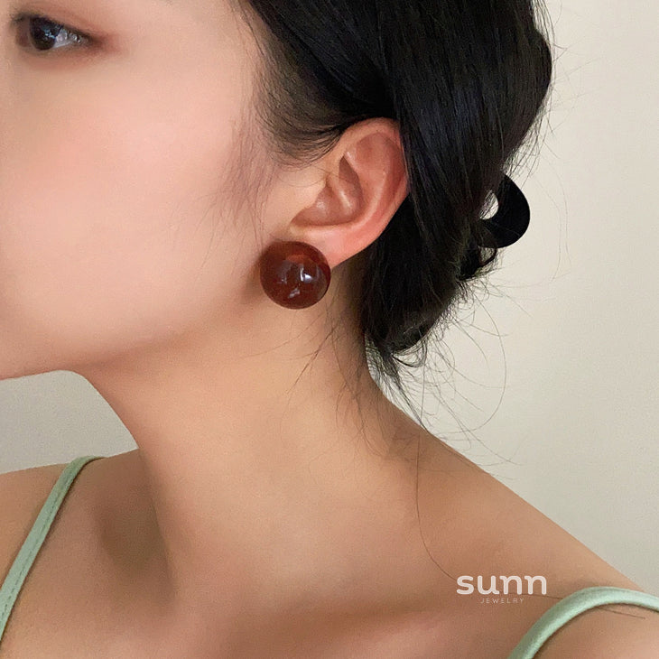 Lakelynn Ink Marbled Earrings [9AVKG3UO]