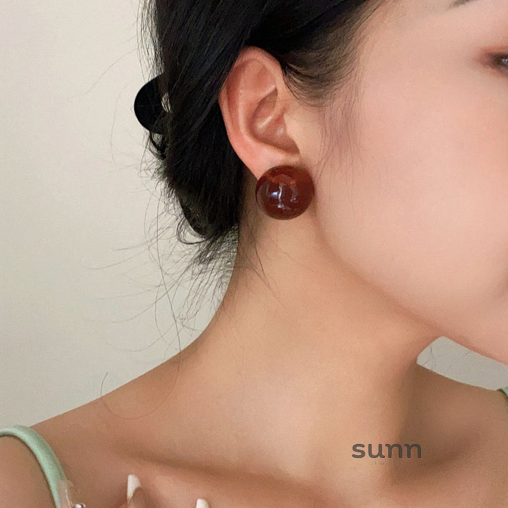 Lakelynn Ink Marbled Earrings [Z0JYNVHX]