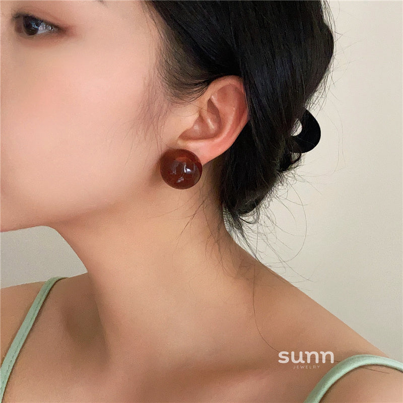 Lakelynn Ink Marbled Earrings [4INNLYFS]