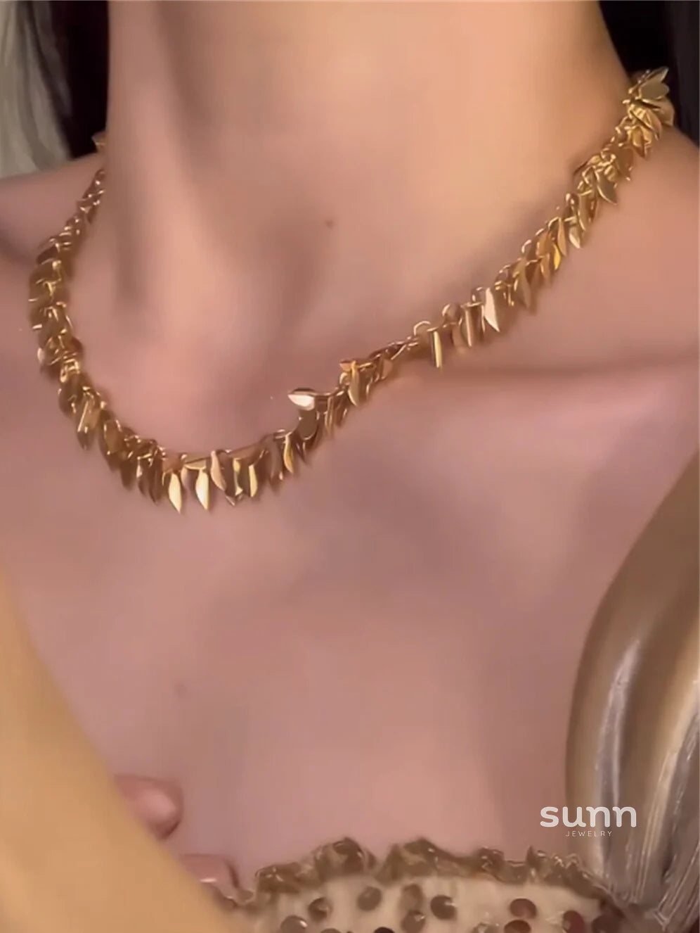 Lakin Golden Wheat Necklace