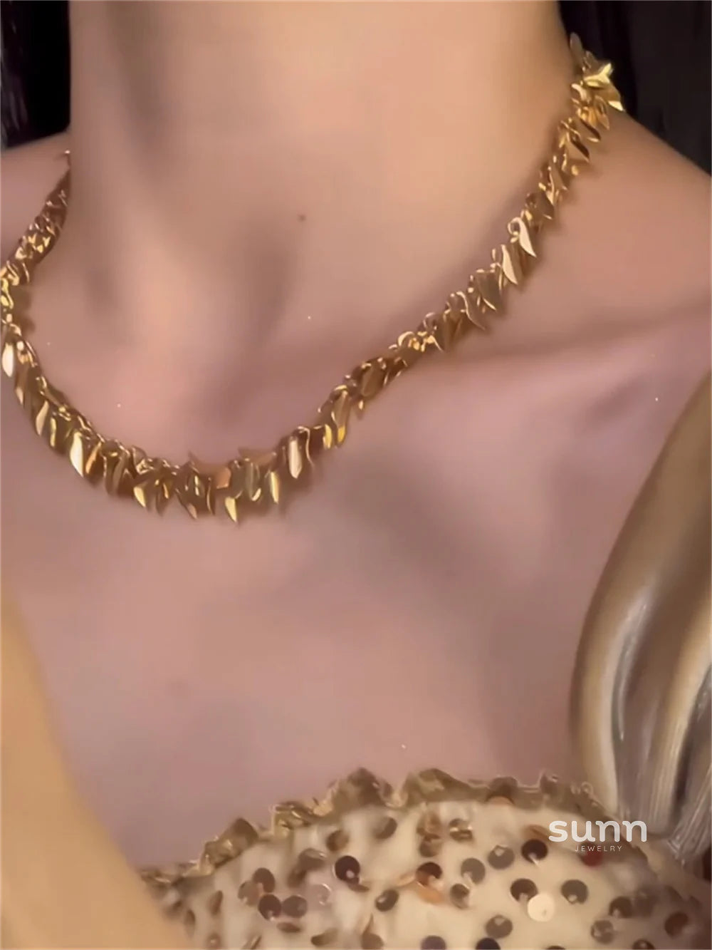 Lakin Golden Wheat Necklace