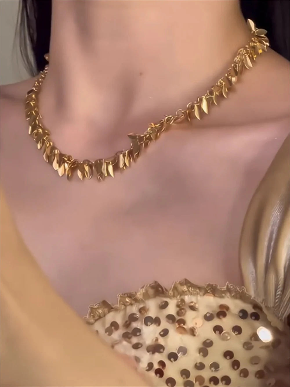 Lakin Golden Wheat Necklace