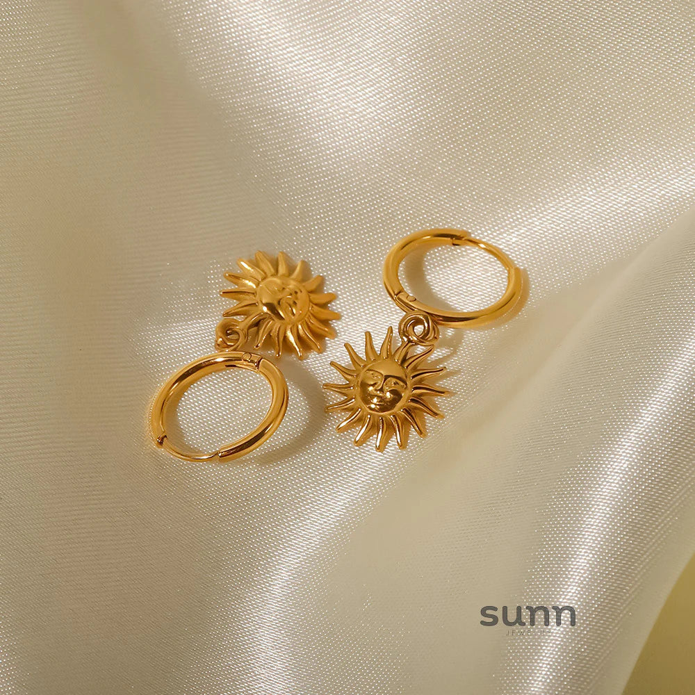Lakin Sunbeam Hoop Earrings