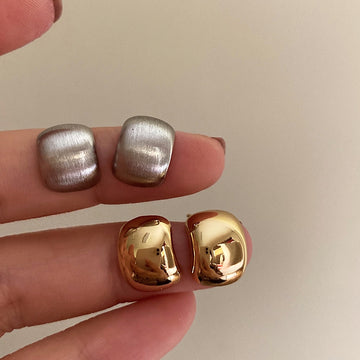Lakota Brushed Hoop Earrings [T35DTEHW]