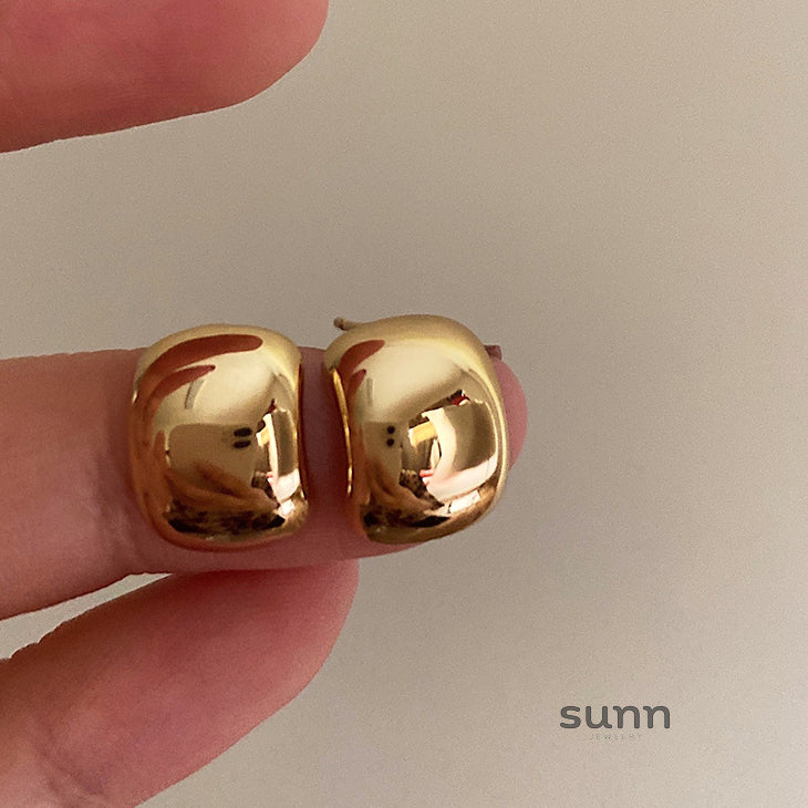 Lakota Brushed Hoop Earrings [UEGQY26F]