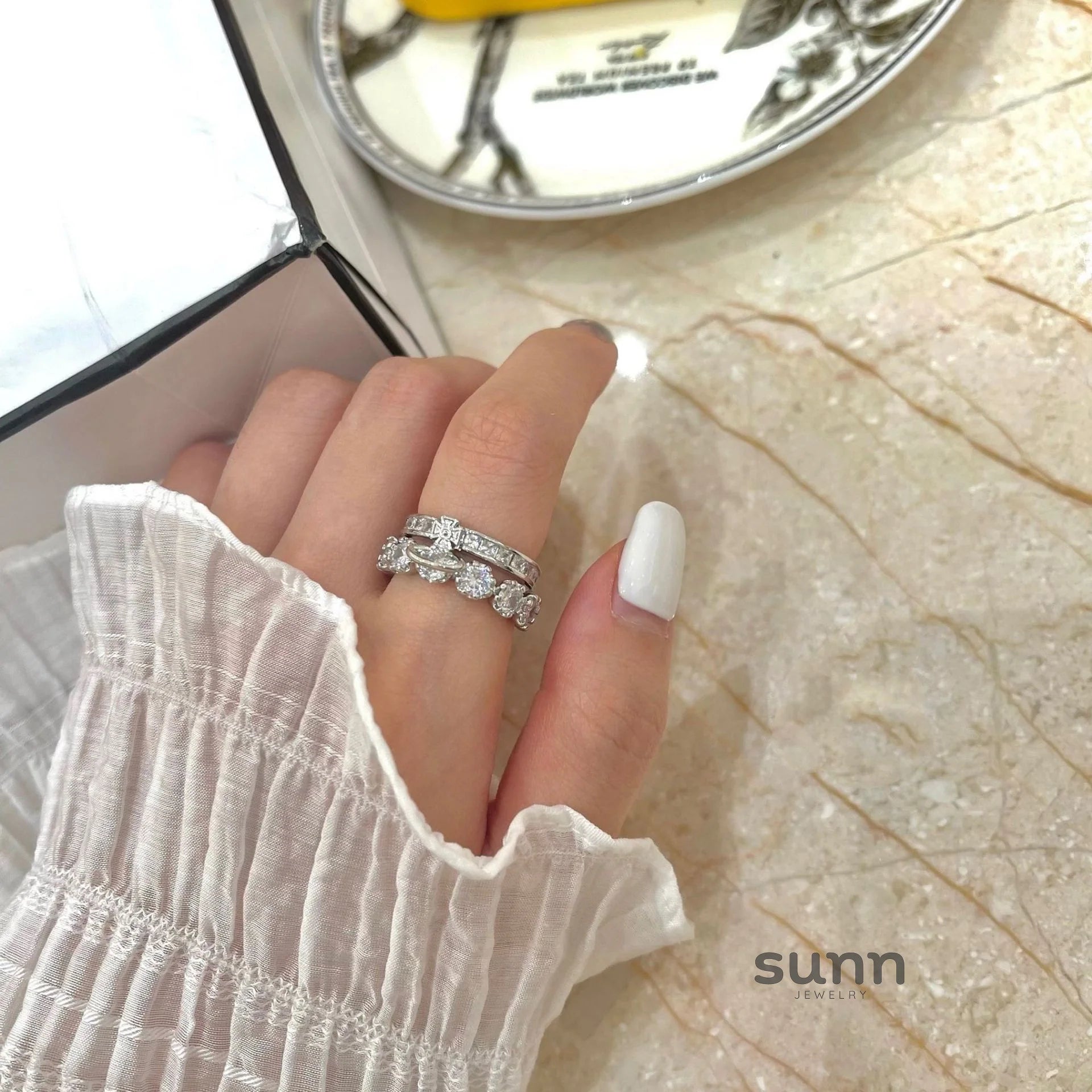 Lamiyah Cosmic Detachable Ring Set