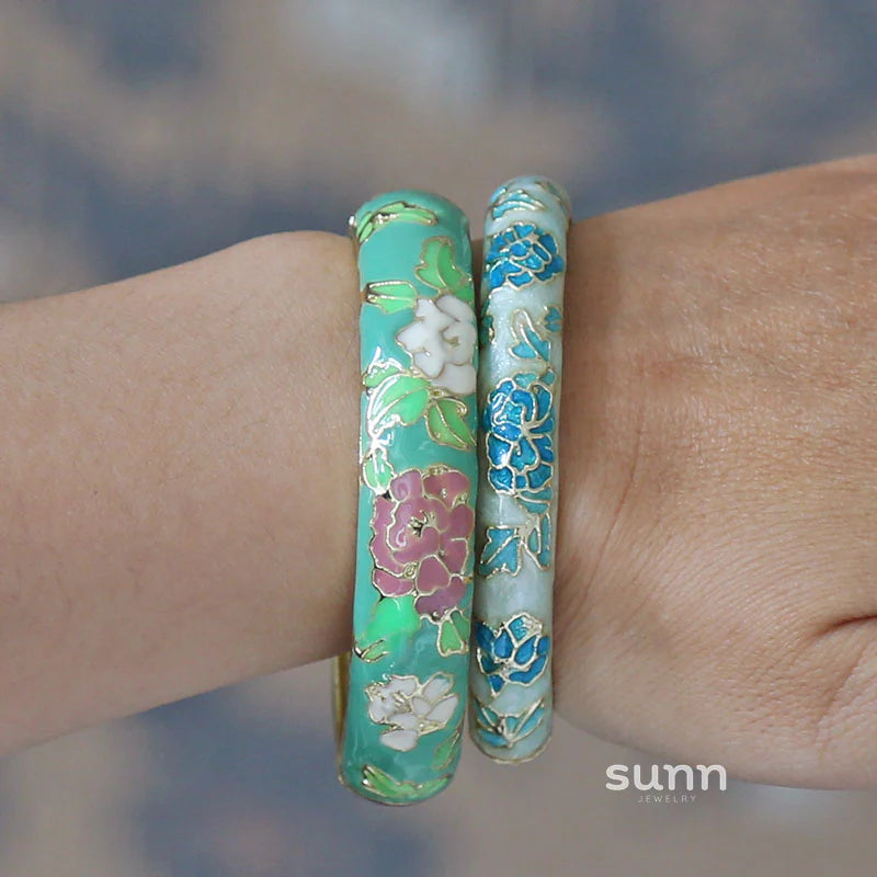 Lana Chinoiserie Floral Bangle