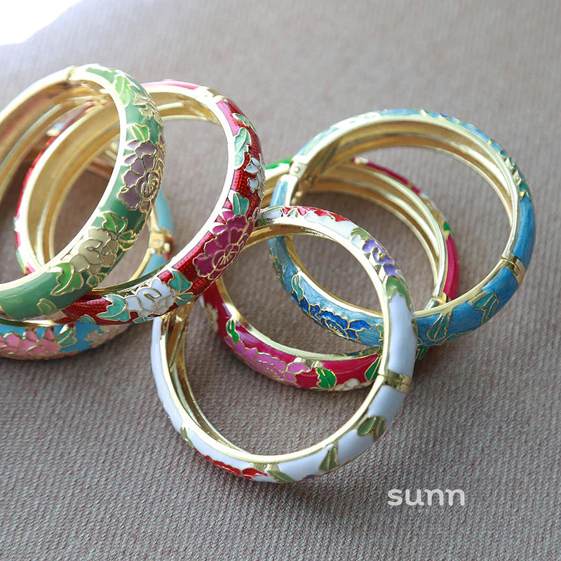 Lana Chinoiserie Floral Bangle