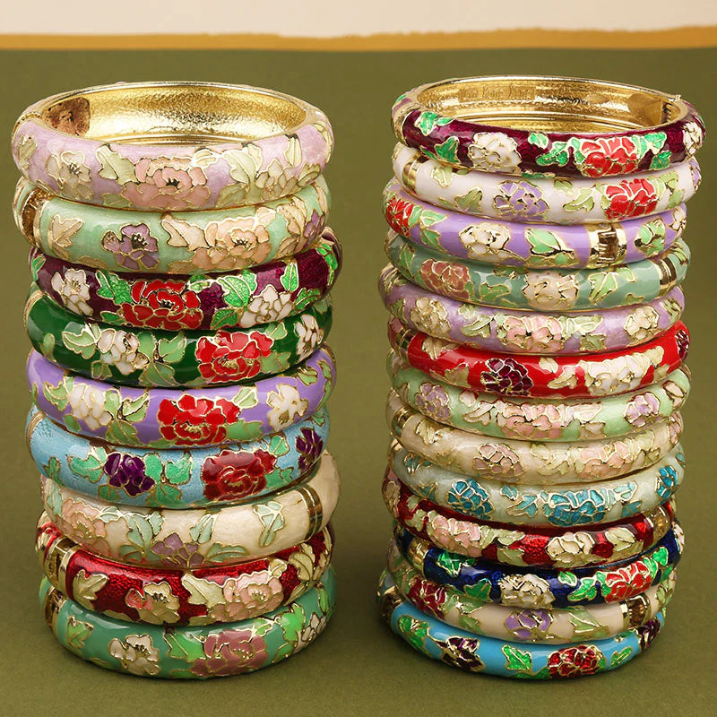 Lana Chinoiserie Floral Bangle