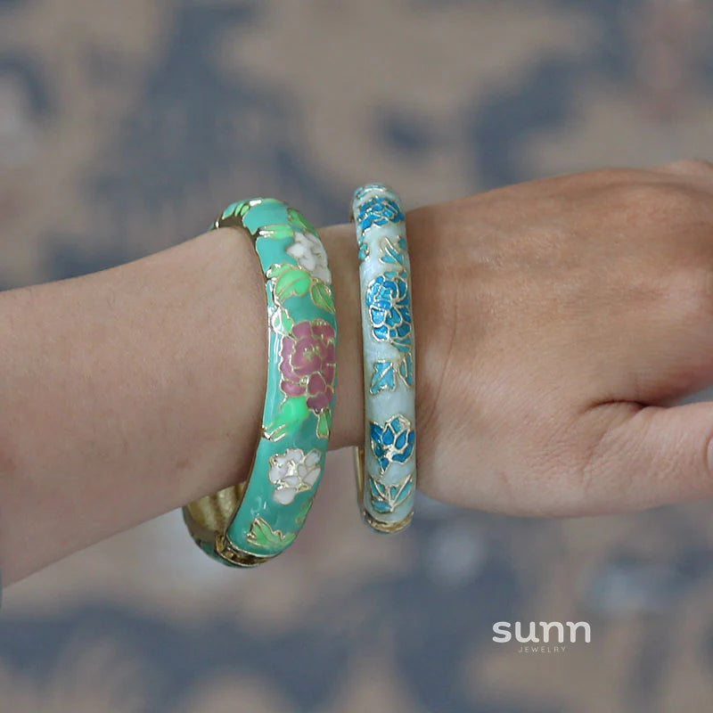 Lana Chinoiserie Floral Bangle