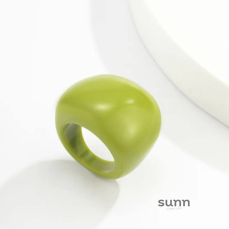 Lanaya Colorful Resin Ring