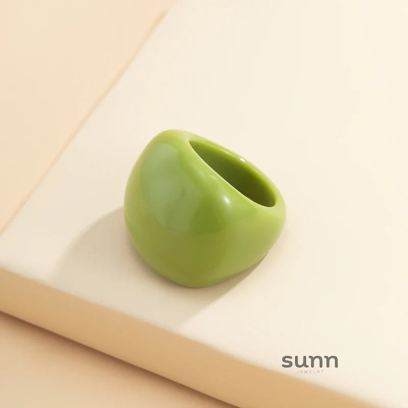 Lanaya Colorful Resin Ring