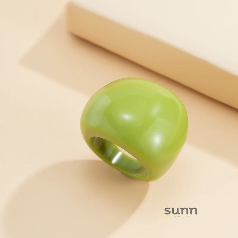 Lanaya Colorful Resin Ring