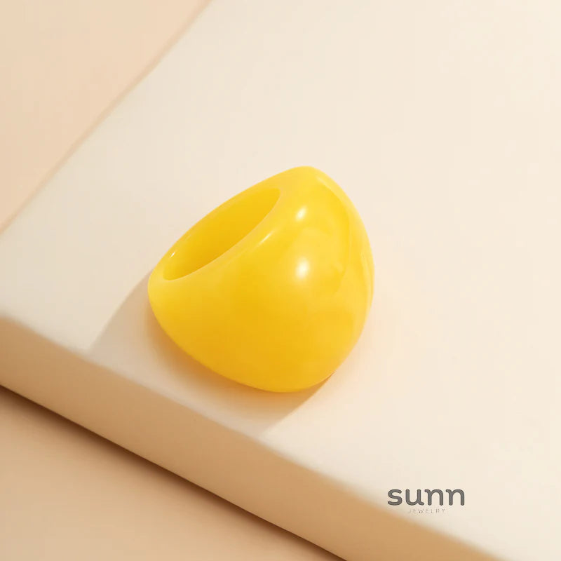 Lanaya Colorful Resin Ring