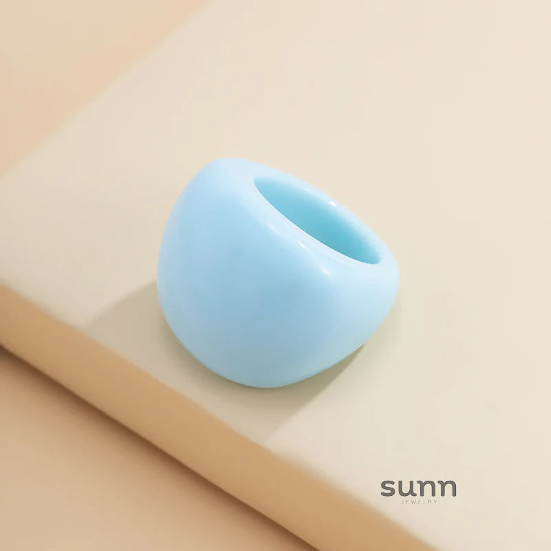 Lanaya Colorful Resin Ring