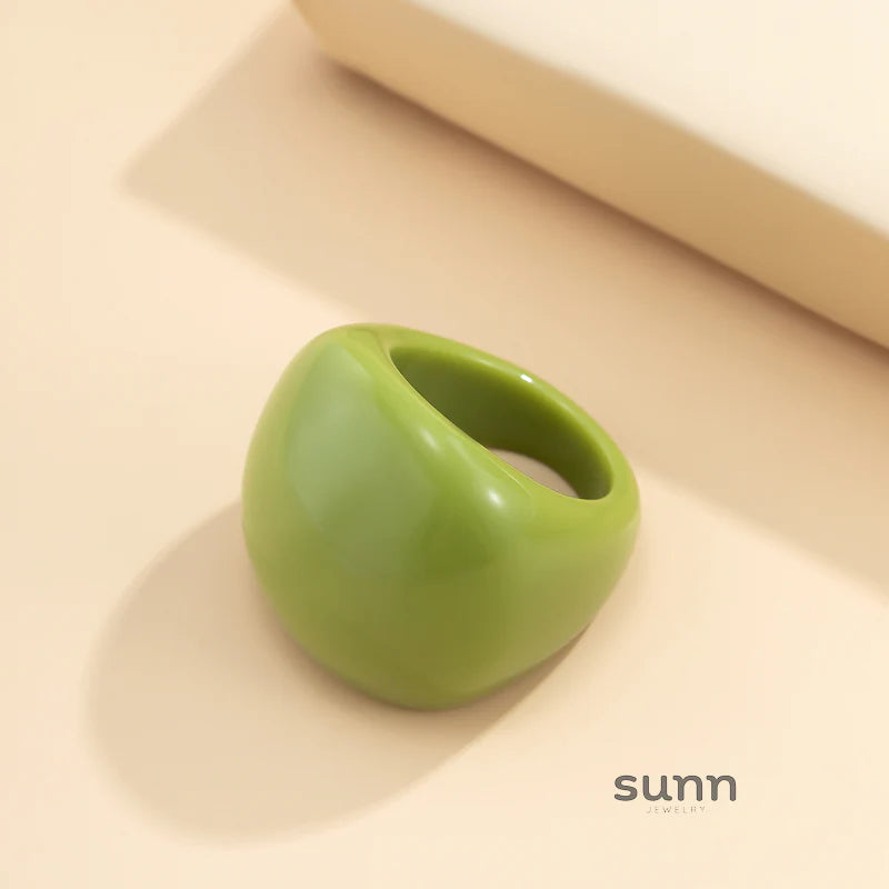 Lanaya Colorful Resin Ring