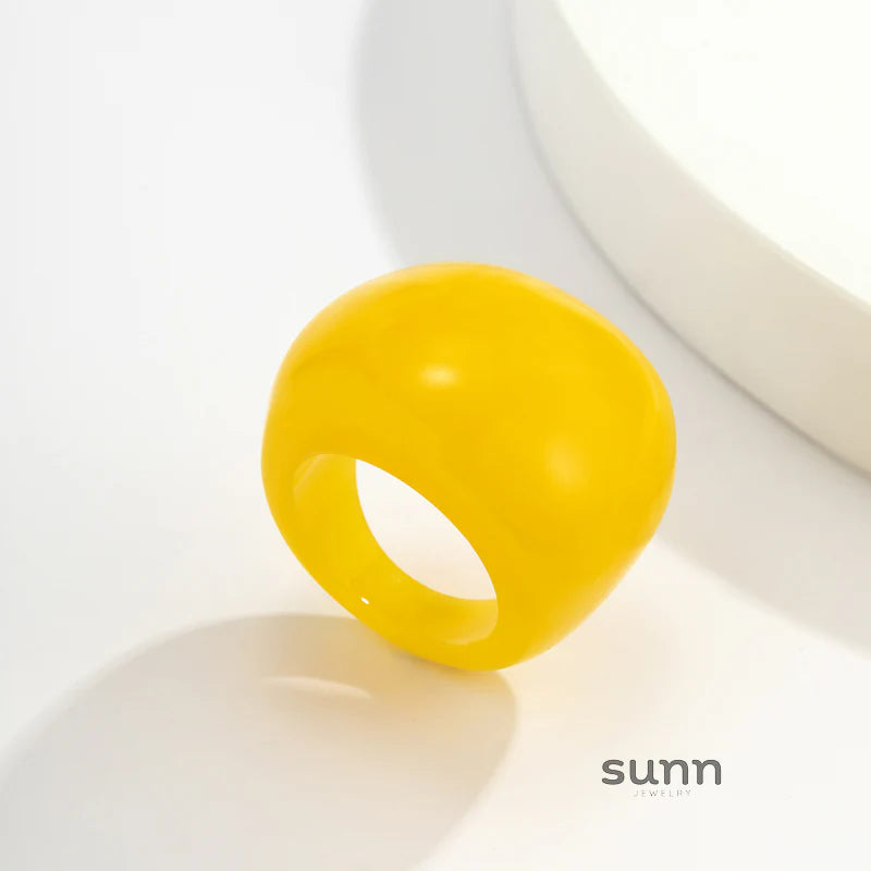 Lanaya Colorful Resin Ring
