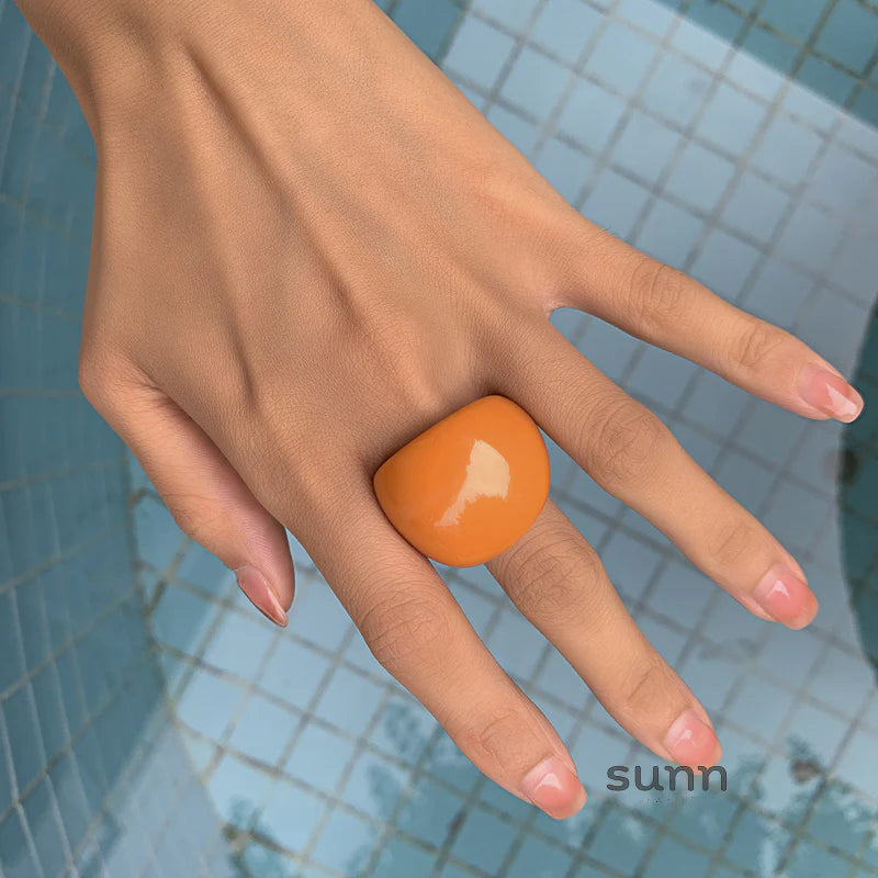 Lanaya Colorful Resin Ring