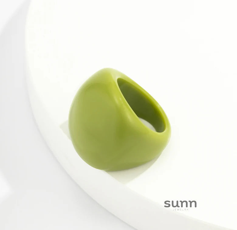 Lanaya Colorful Resin Ring
