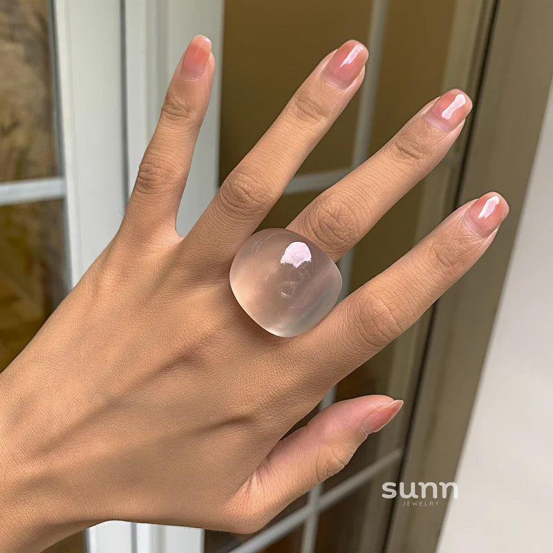 Lanaya Colorful Resin Ring
