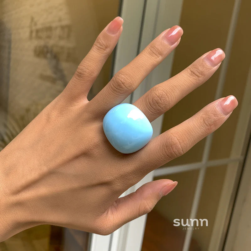 Lanaya Colorful Resin Ring