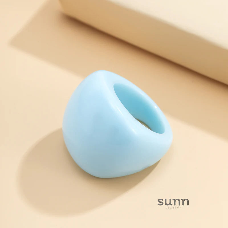 Lanaya Colorful Resin Ring