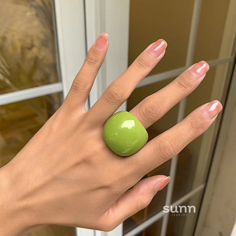 Lanaya Colorful Resin Ring