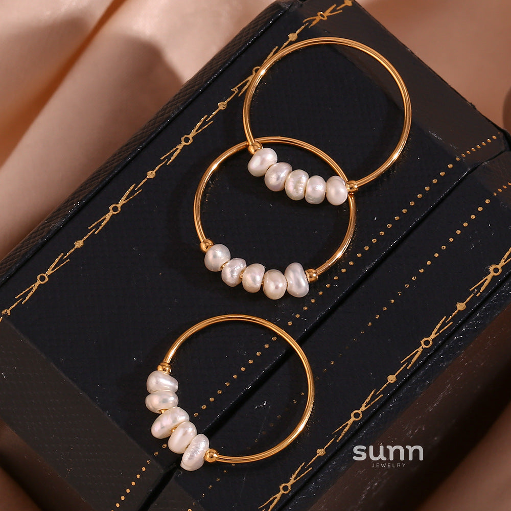 Landry Pearl Stacking Ring [CSYAO5V1]