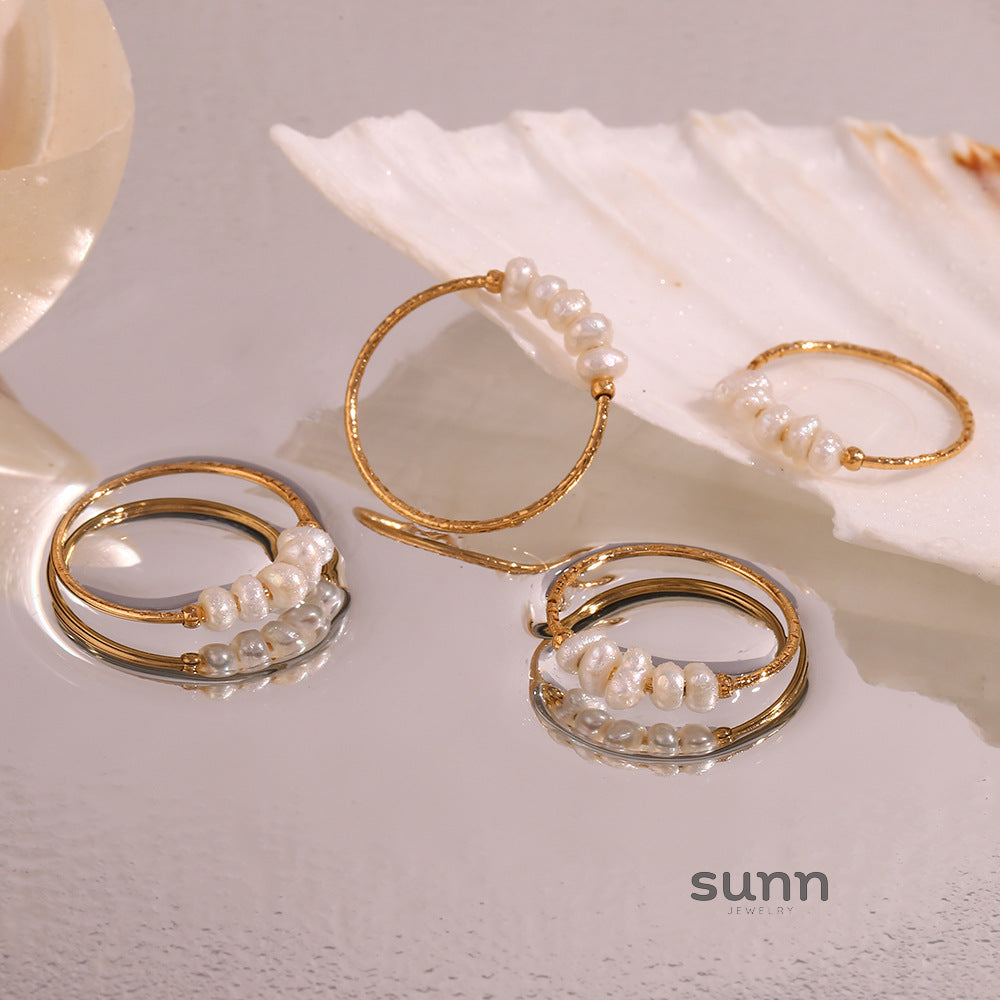 Landry Pearl Stacking Ring [JLS138KS]