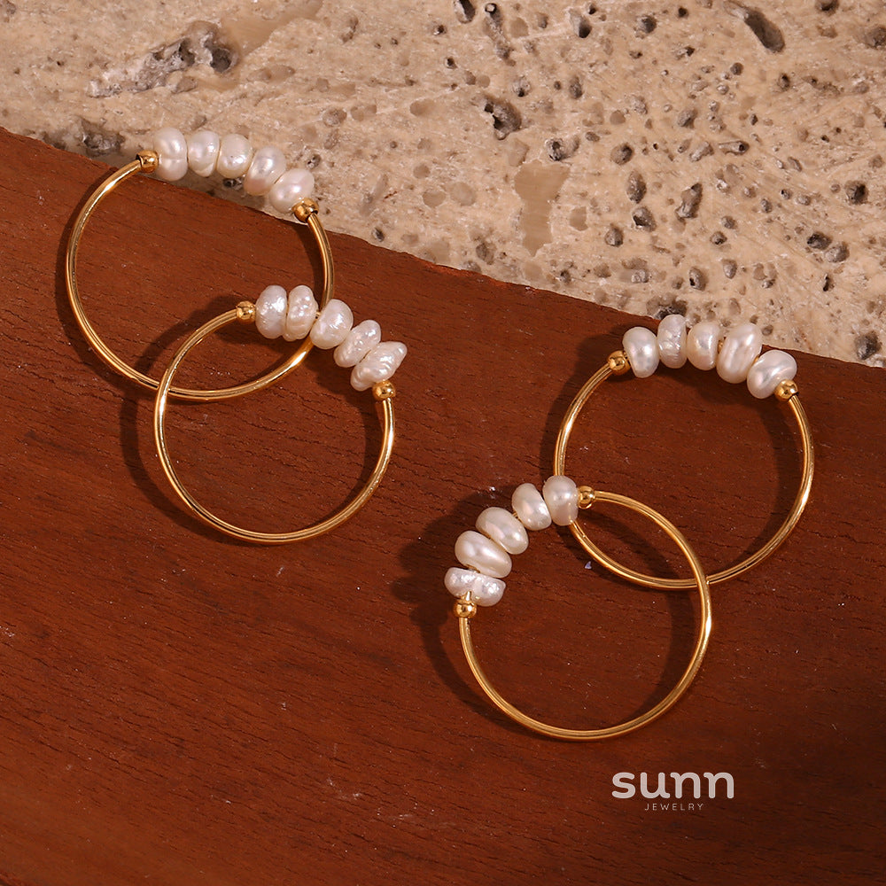 Landry Pearl Stacking Ring [1BIY7S98]
