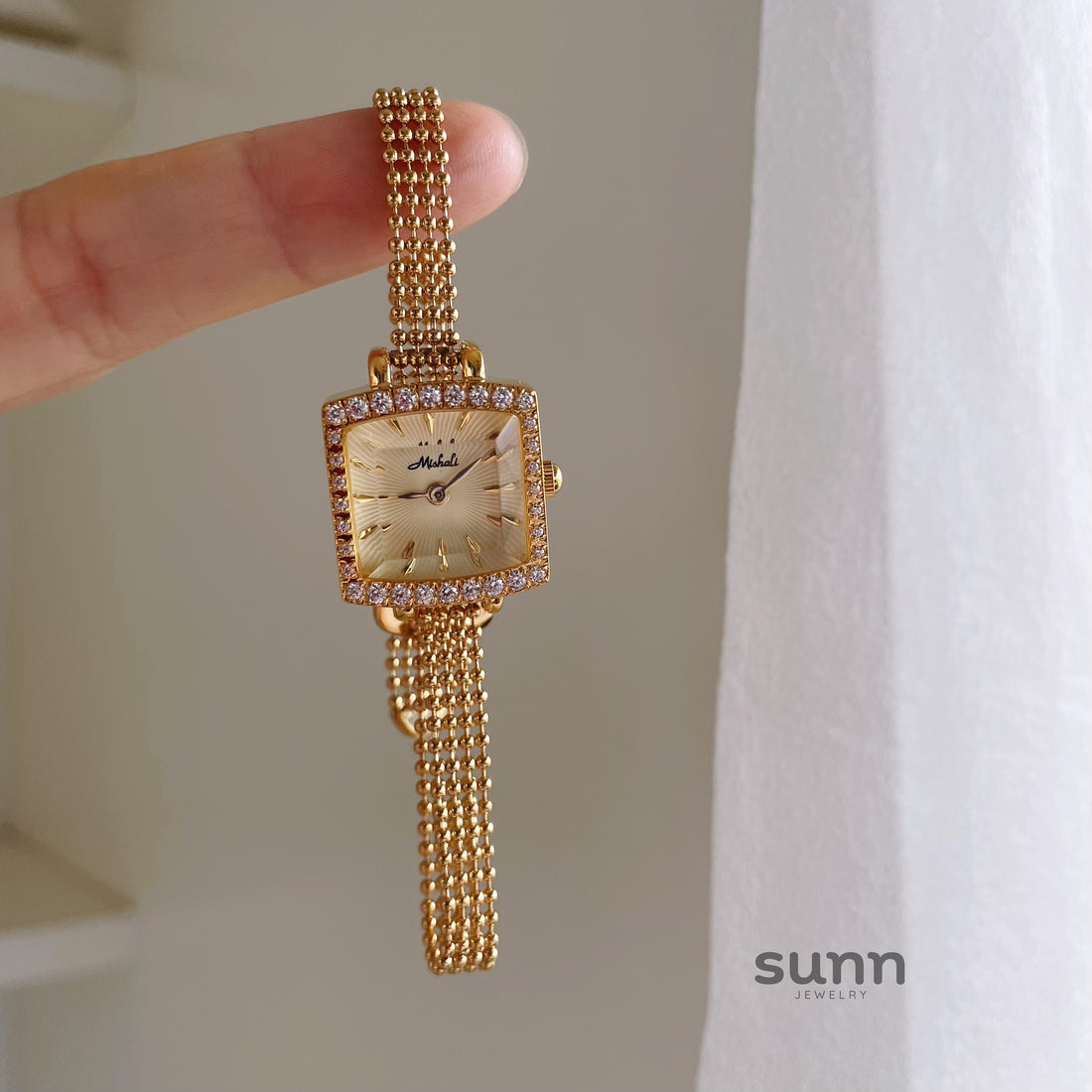 Landry Sugar Cube Bracelet Watch [QC7FZFJD]