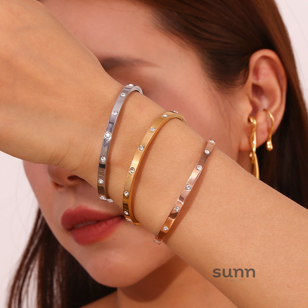 Lanna Dainty Zircon Bracelet [P023JT49]