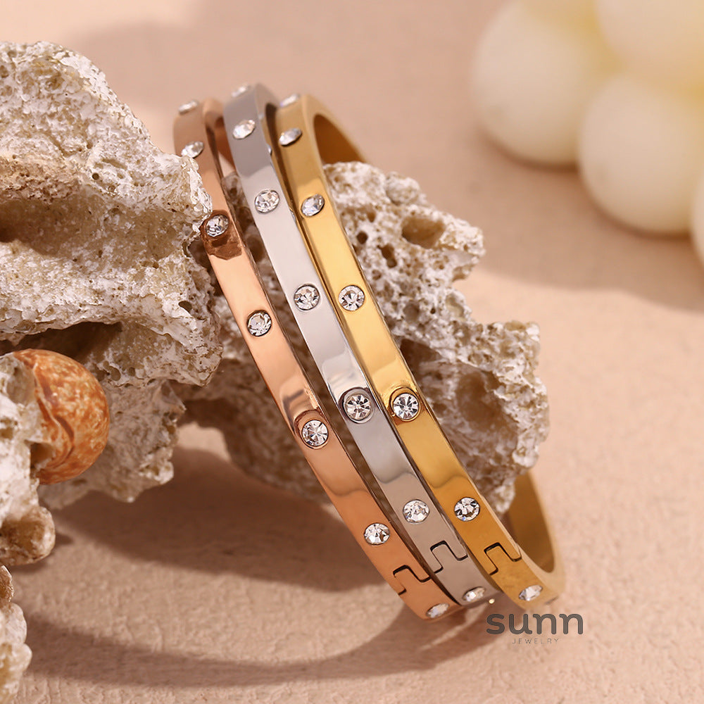 Lanna Dainty Zircon Bracelet [4ZN0E972]