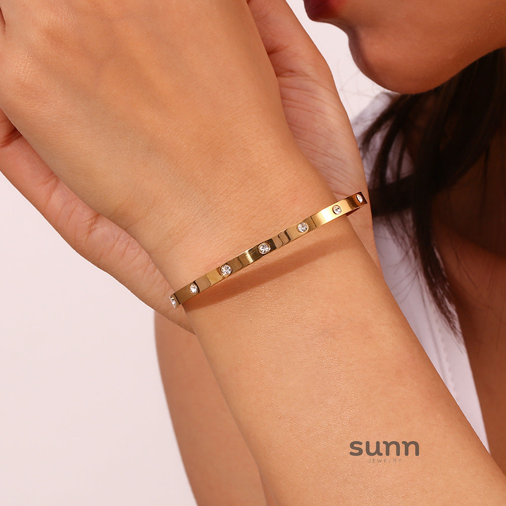Lanna Dainty Zircon Bracelet [ZCGLNKJ9]