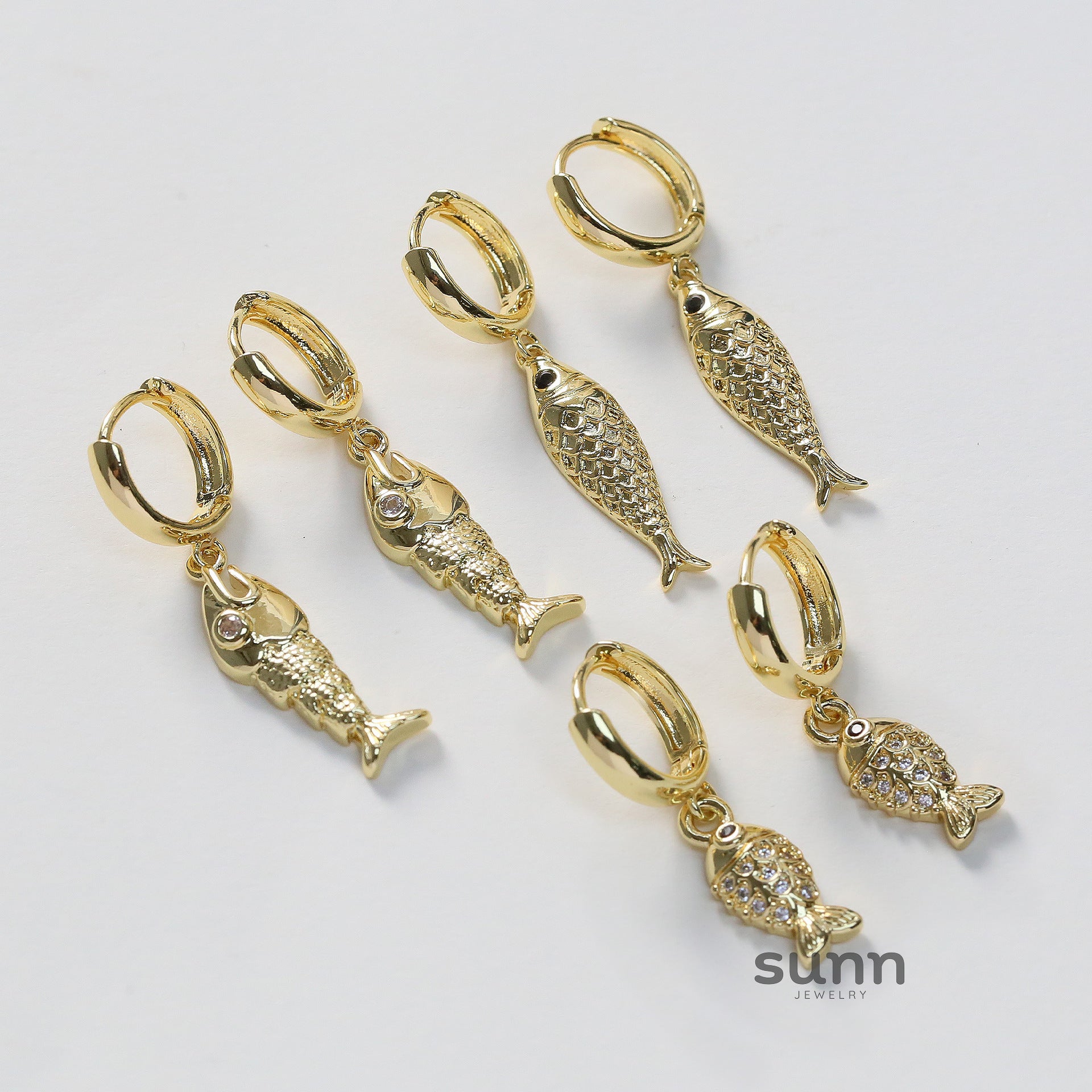 Larae Gilded Ocean Earrings [PUTI7OWE]