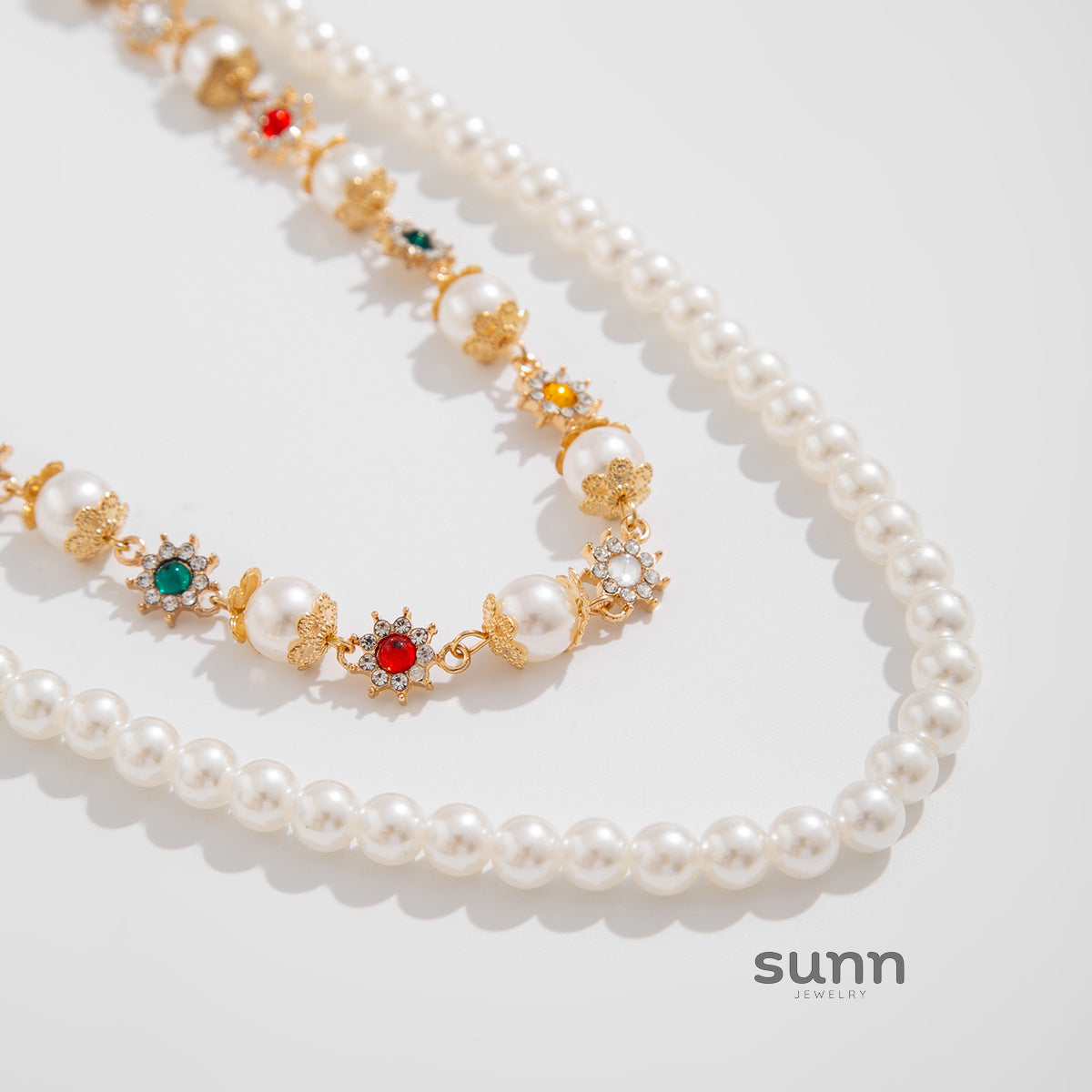 Laramie Pearl Floret Pants Chain [OTUI764P]