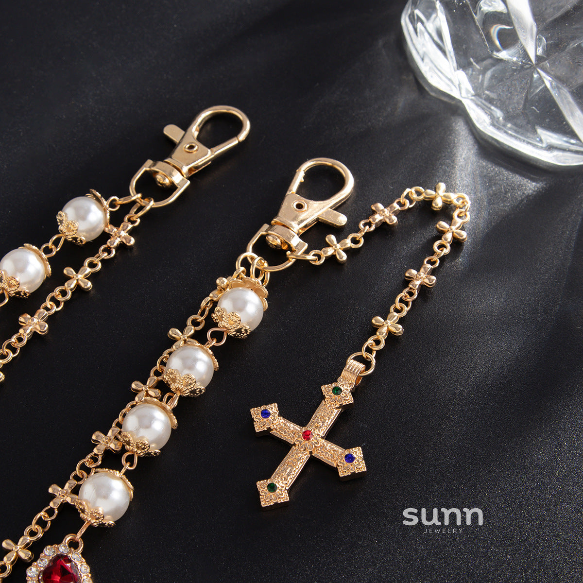 Laramie Pearl Floret Pants Chain [4JA0YBH7]