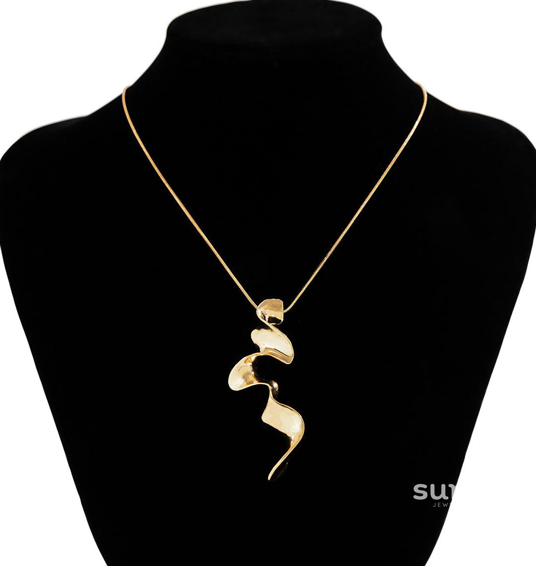 Laurel Twisted Liquid Necklace [M0IK27E2]