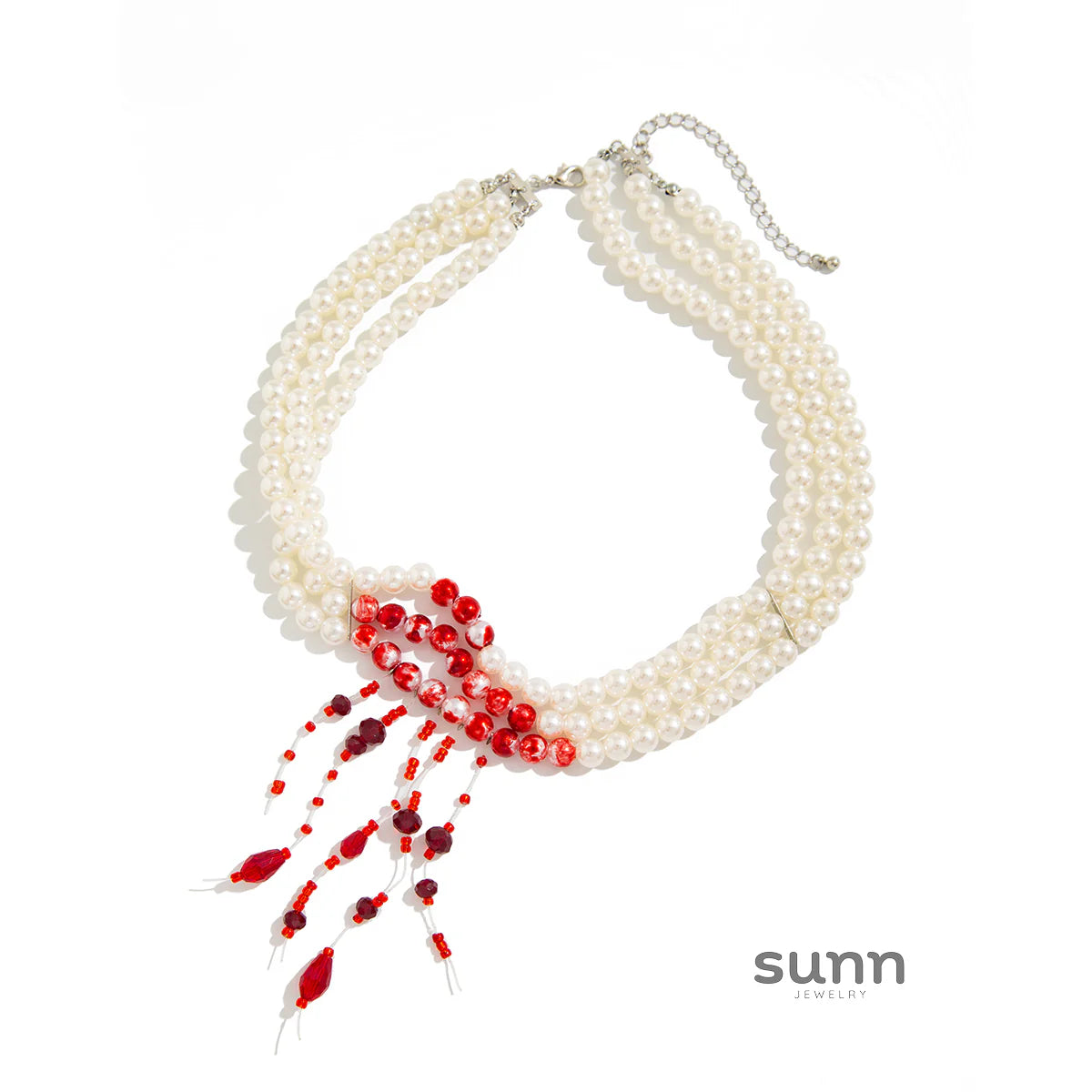 Laurynn Gothic Pearl Choker