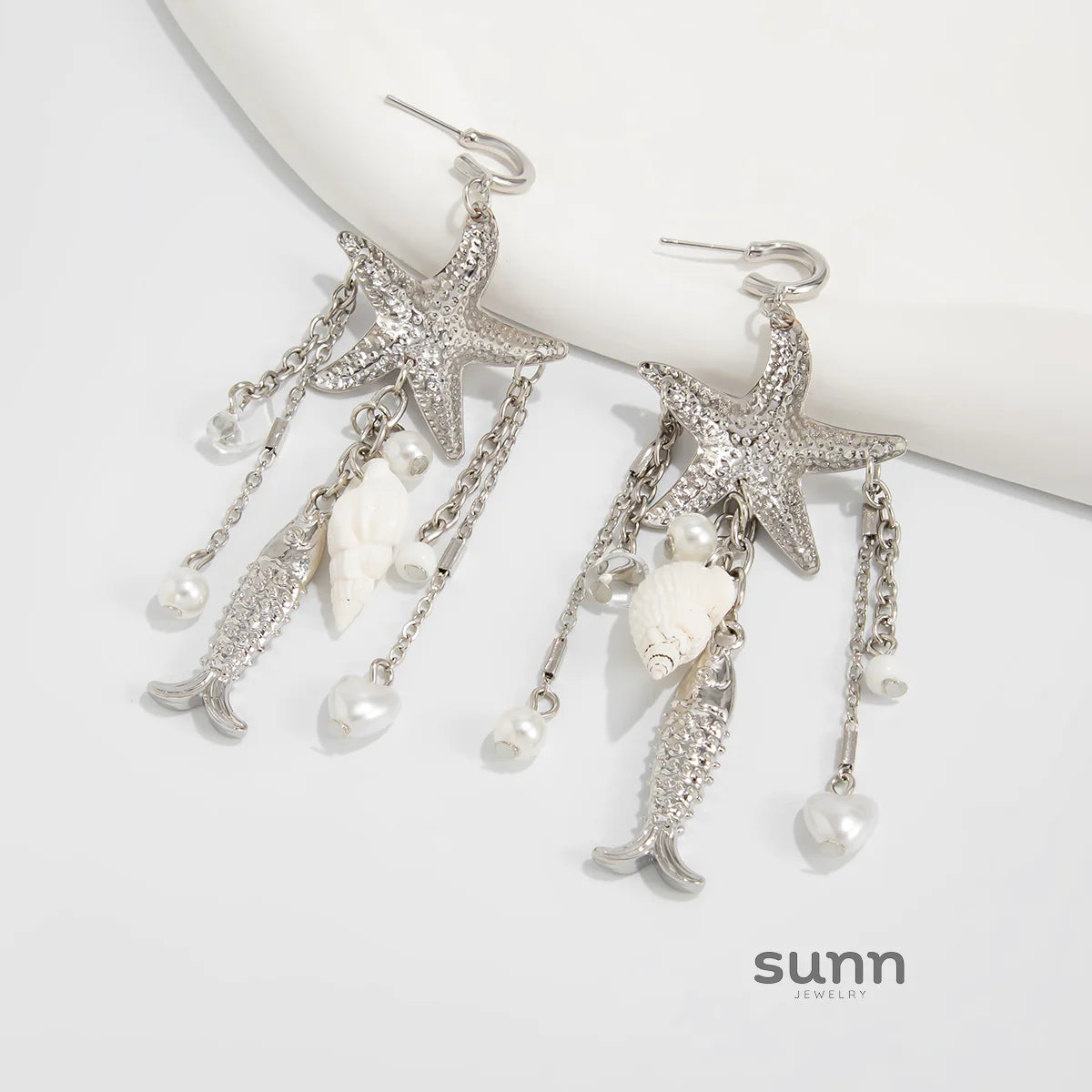 Laveah Starfish Drop Earrings