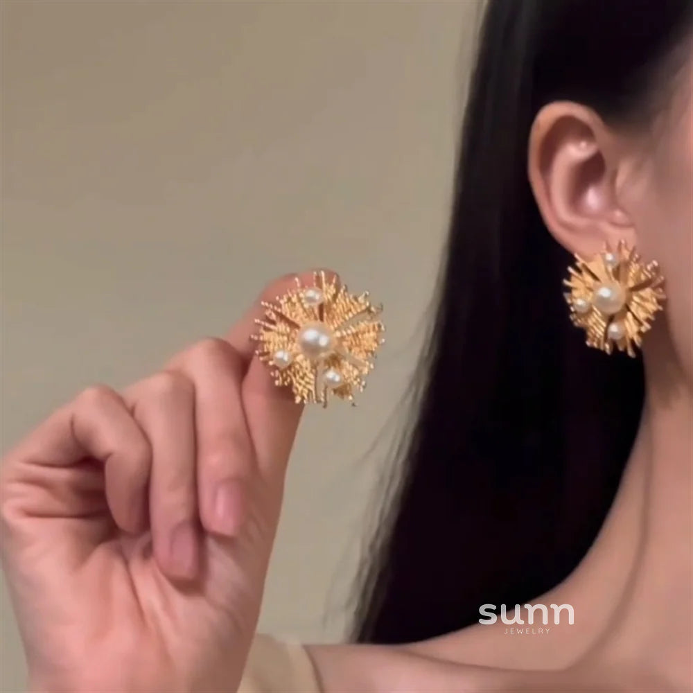 Lavinia Starburst Pearl Jewelry Set