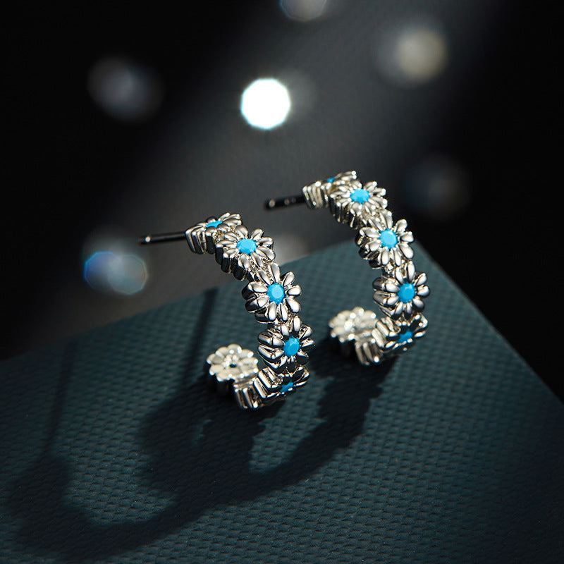 Lawson Daisy Zircon Earrings [KQWTGTGD]