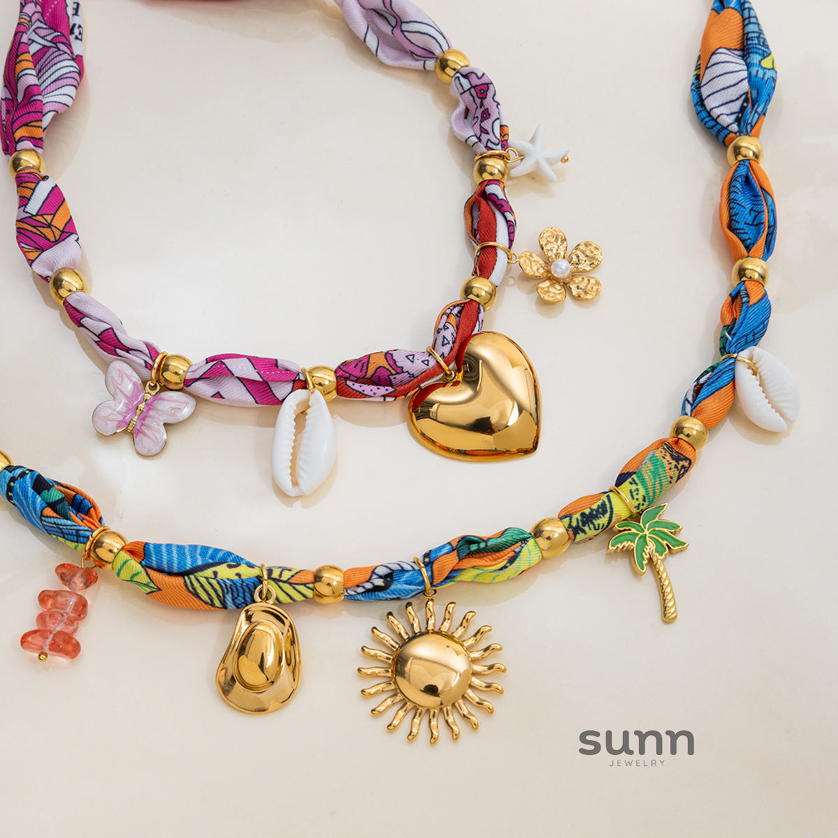 Layanna Sun Charm Necklace [EYG756EZ]