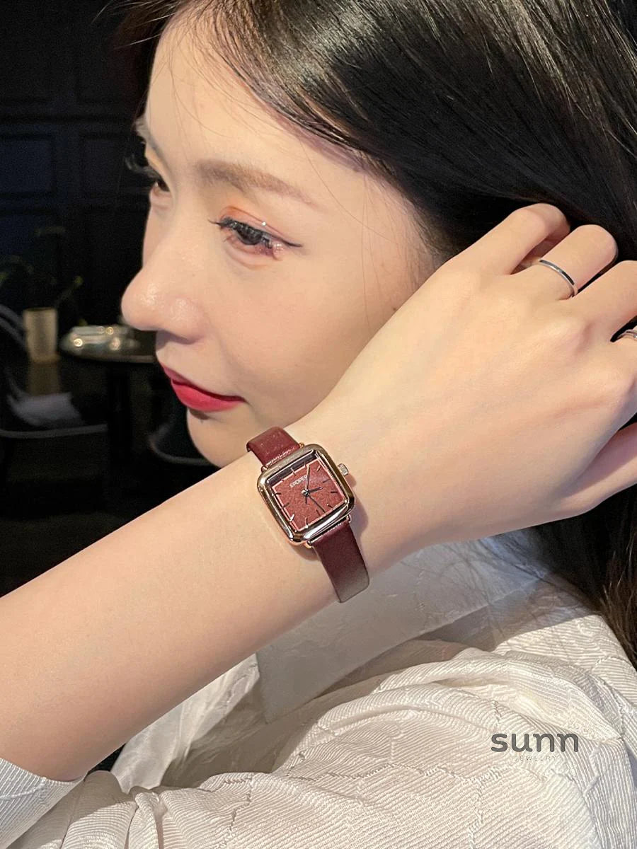 Laykin Crimson Square Watch