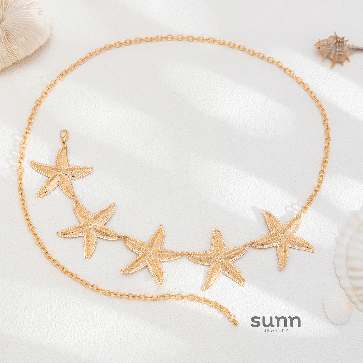 Layla Starfish Cross Waist Chain