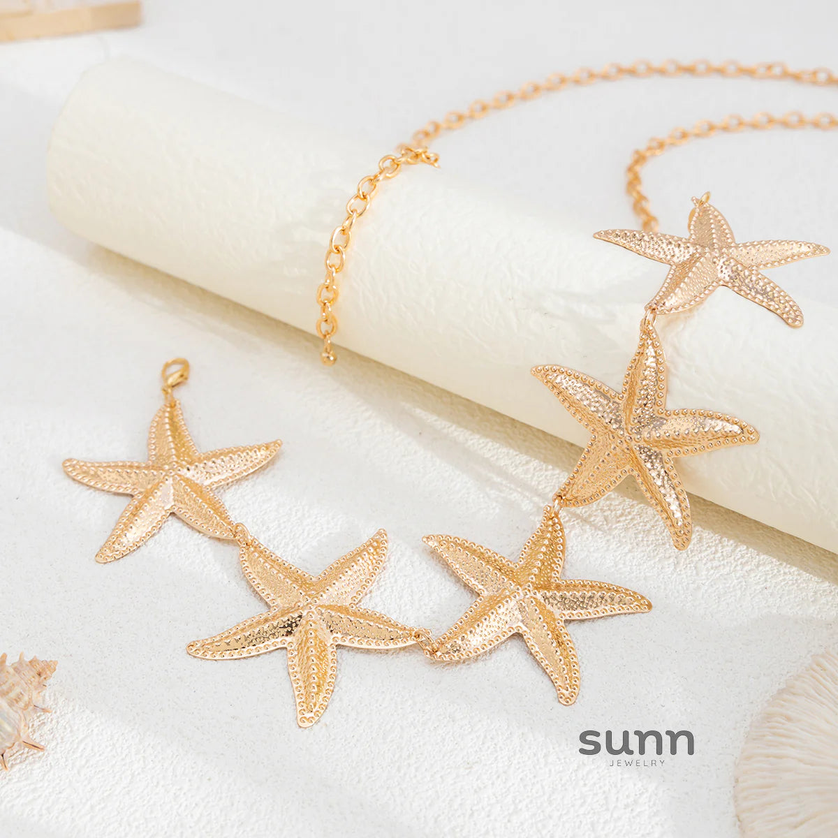 Layla Starfish Cross Waist Chain