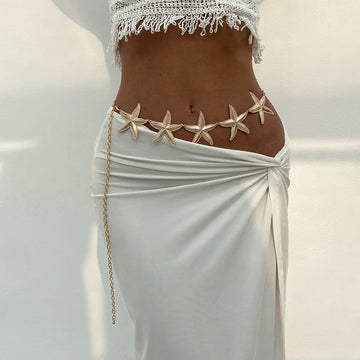 Layla Starfish Cross Waist Chain
