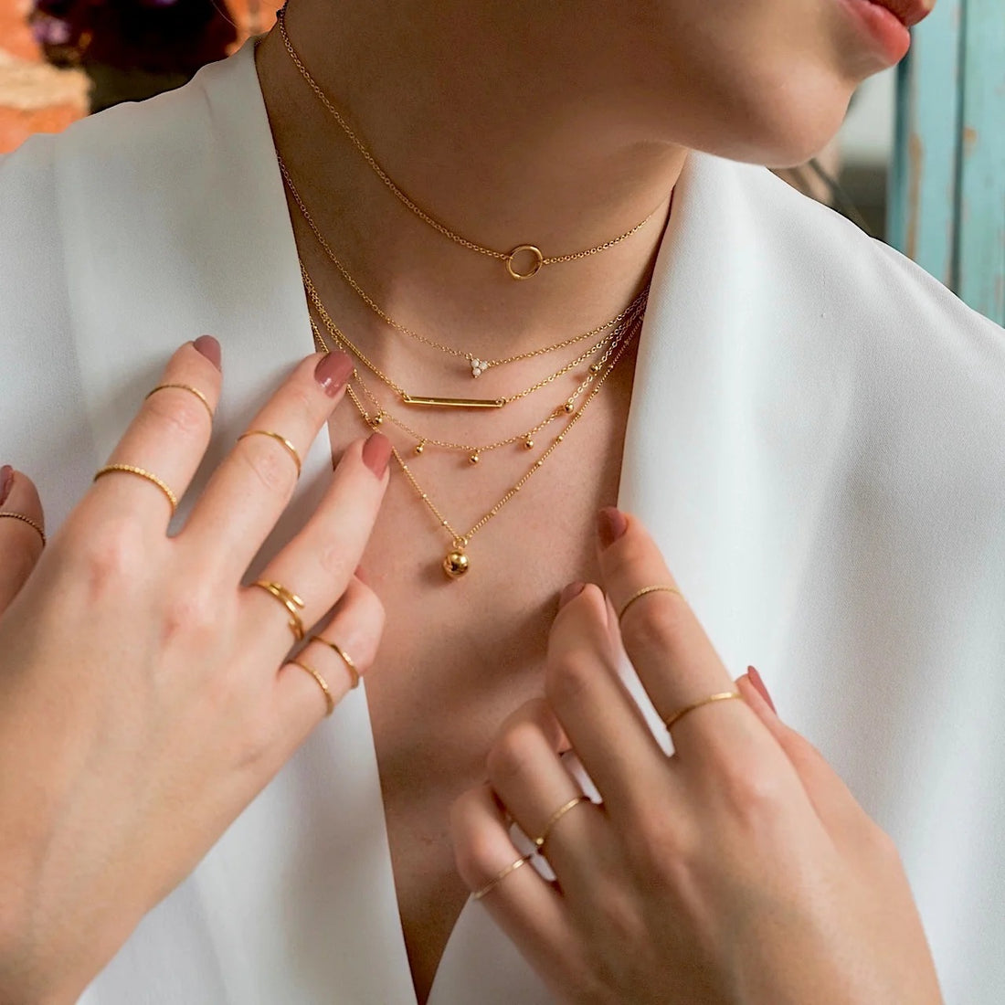 Laylanie Gold-Tone Layered Jewelry Set [MCBZ4HZ6]