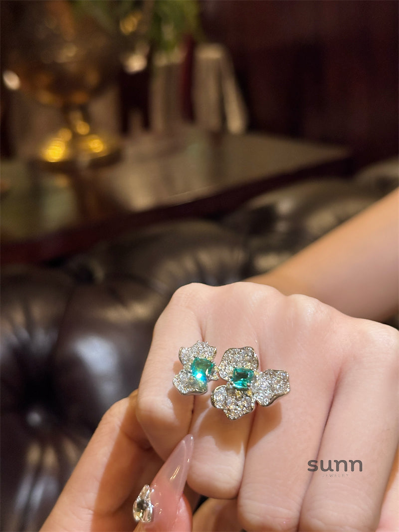 Layne Mint Emerald Open Ring [2P983YMS]