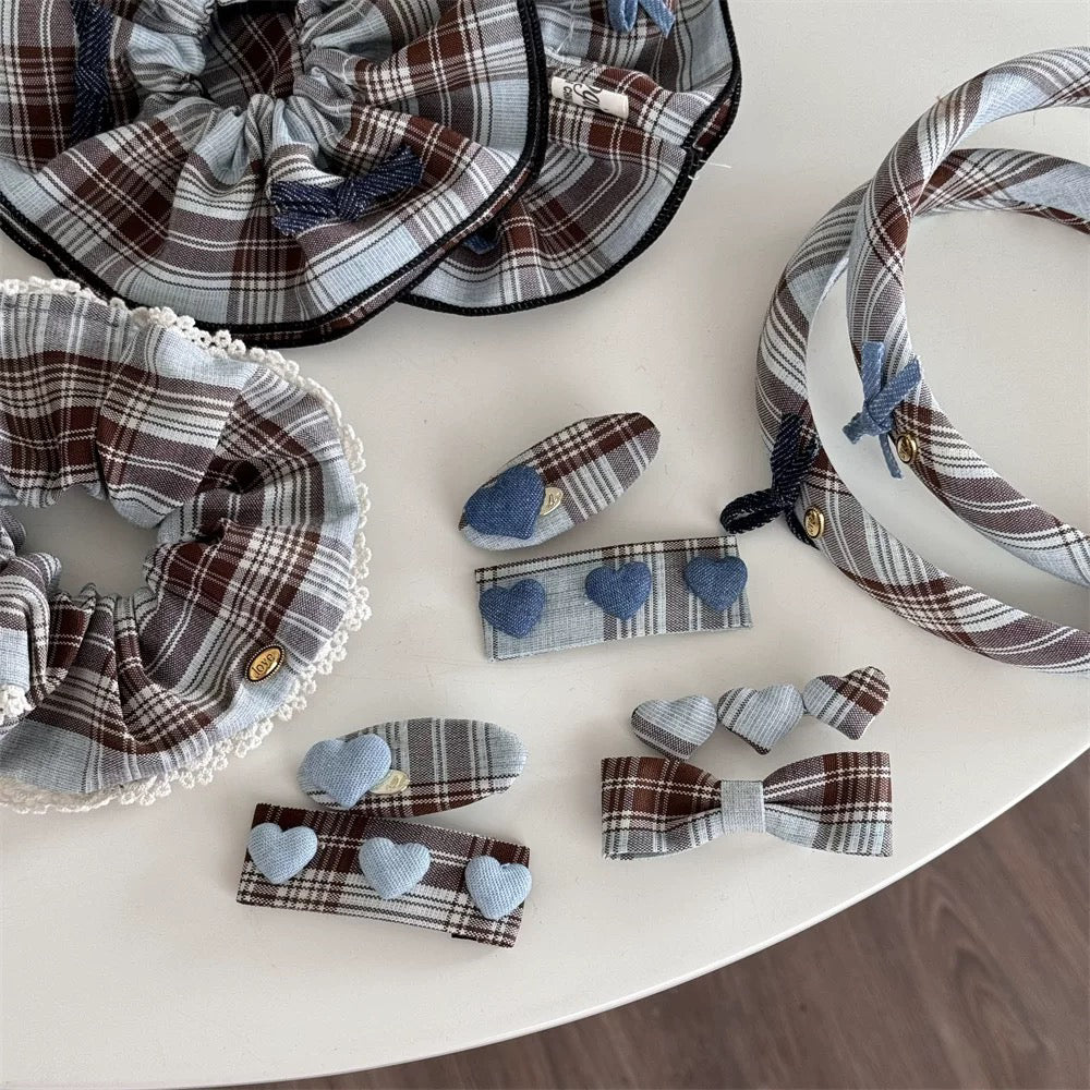 Leandra Plaid Bow Accessories [GZGTXS8G]